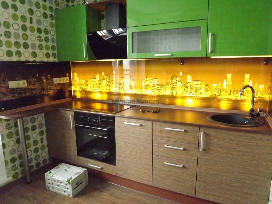 Кухня Хозяюшка 2.0 м фисташка