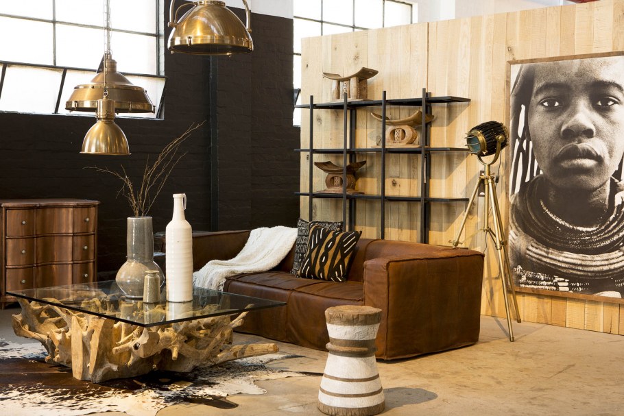 Спальня в терракотовых тонах