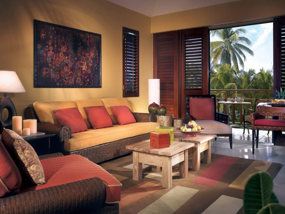 Гостиная в африканском стиле