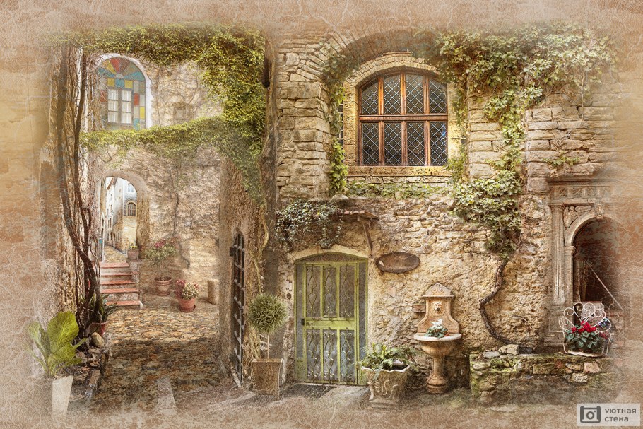 Фреска под старину