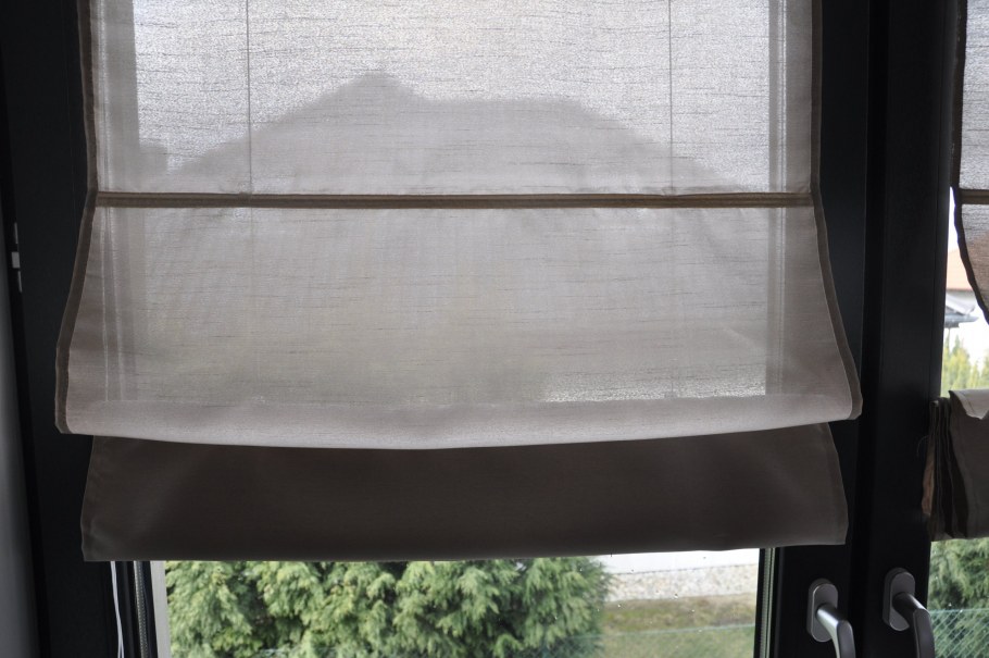 Римские шторы с кантом