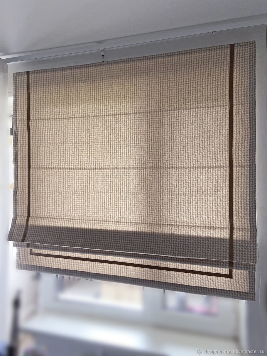 Римские шторы в квартире