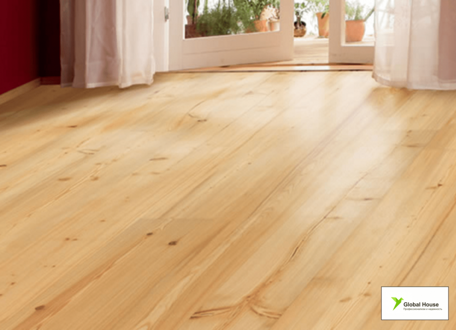 Пол из лиственницы