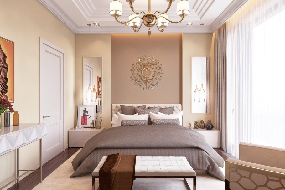 Коричневая спальня