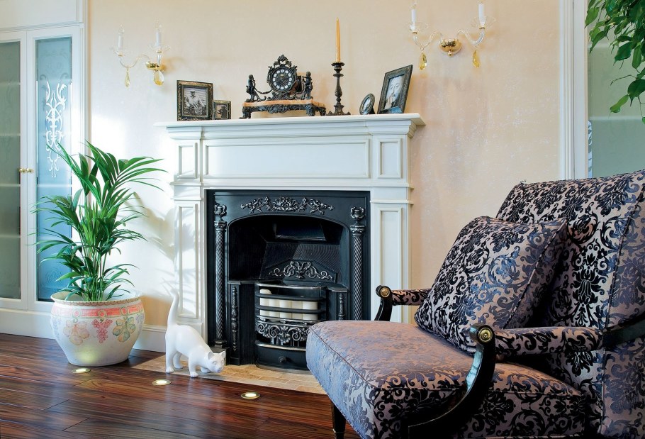 Камин Неоклассика белый