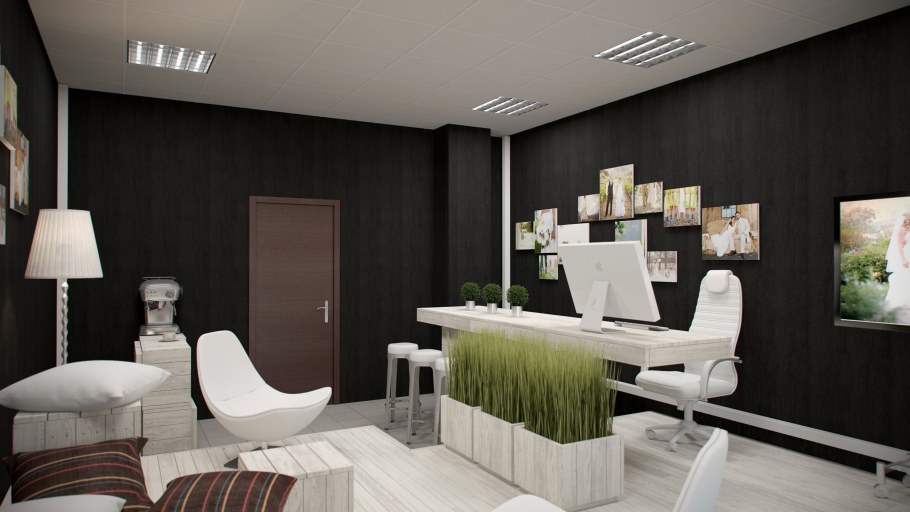 Интерьер агентства недвижимости