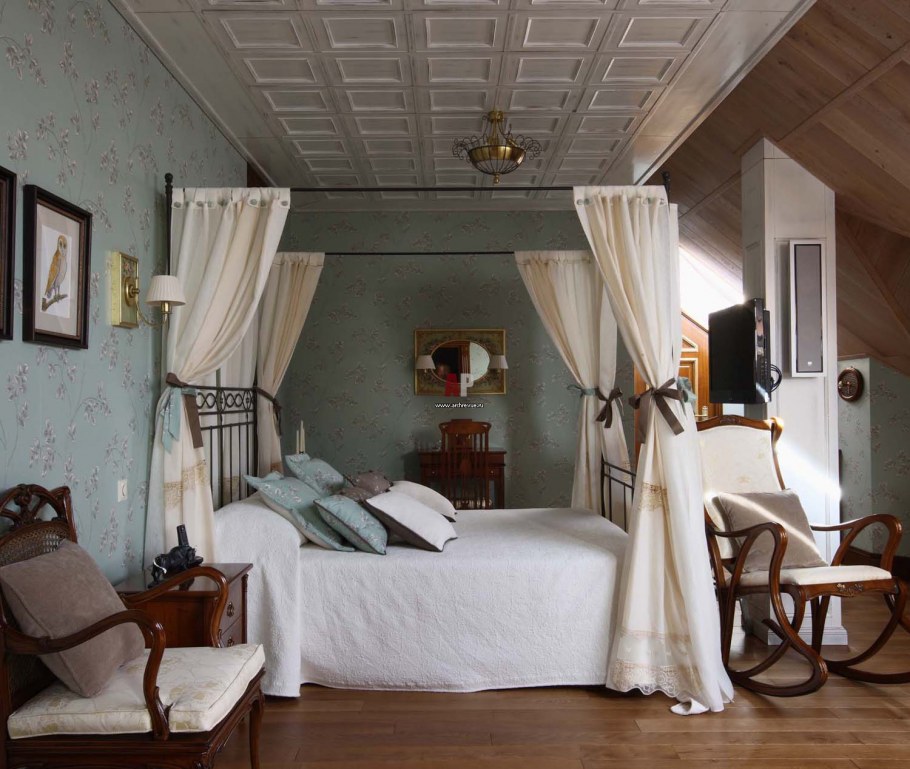 Спальная комната в стиле Кантри