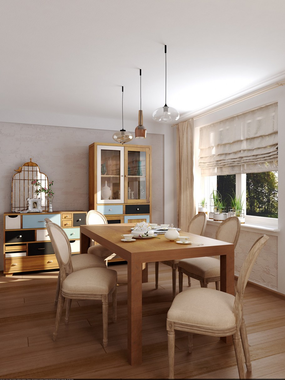 Обеденная зона в стиле Прованс