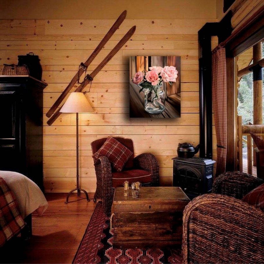 Комната в деревенском стиле