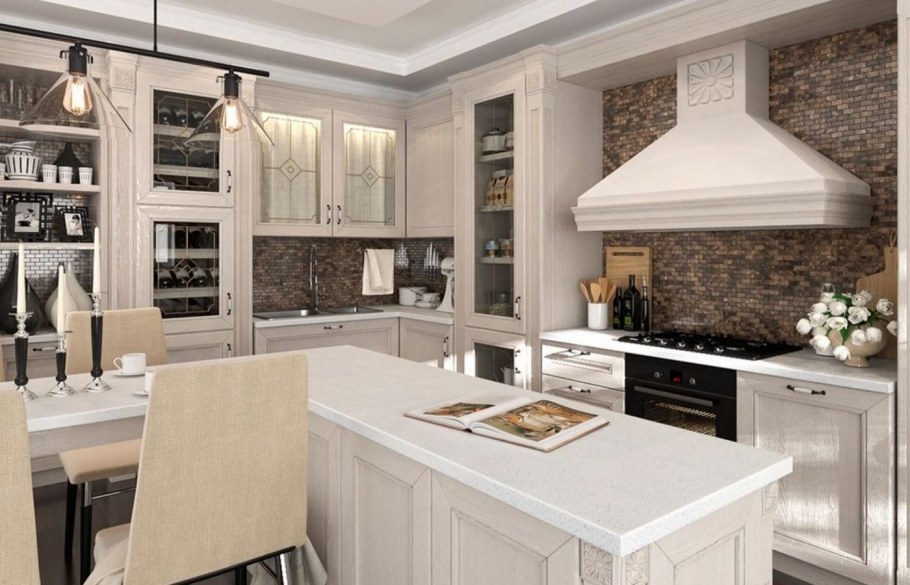 Кухонный остров Неоклассика