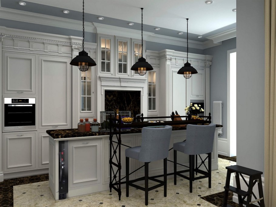 Нео кклассика кухни Неоклассика