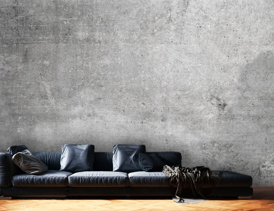 Лофт бетонные стены