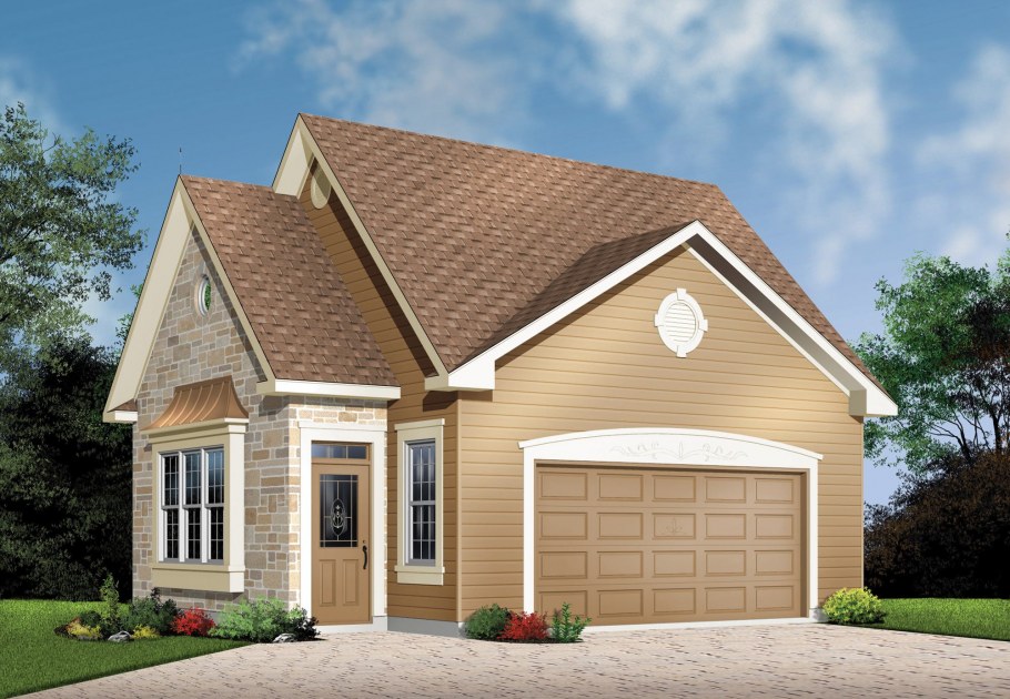 Загородный дом с гаражом