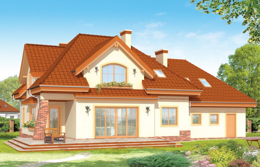 Крыши домов с мансардой проекты