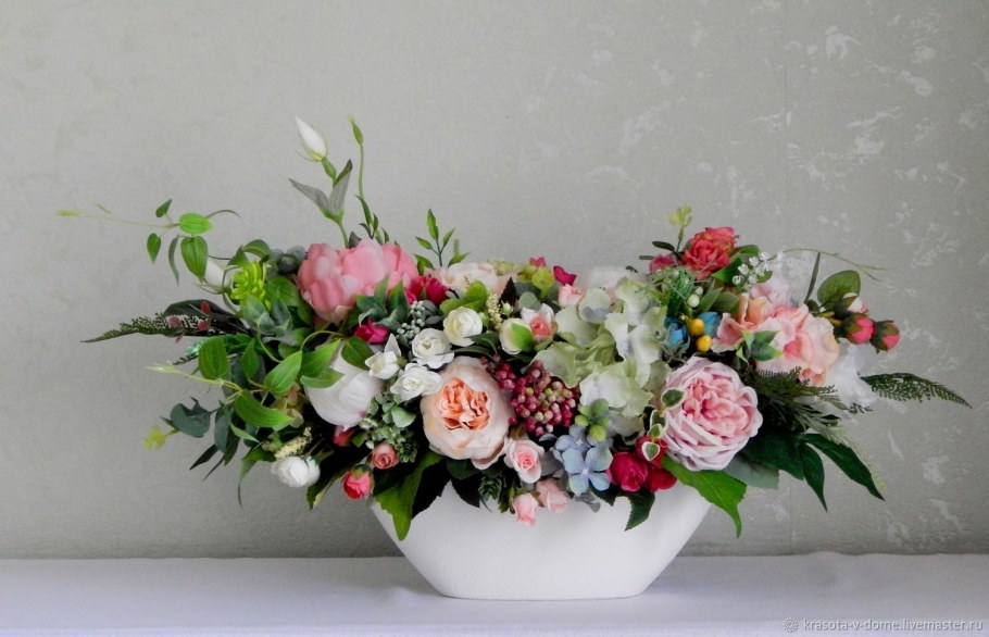 Интерьерные цветочные композиции