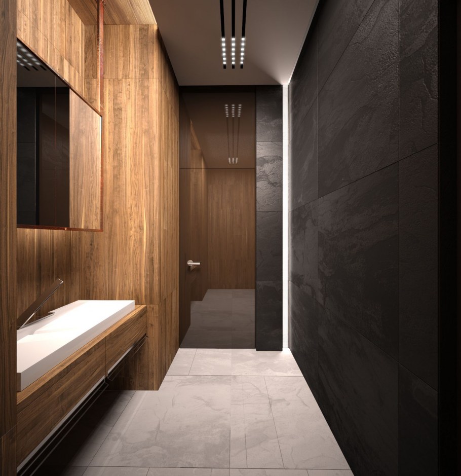 Прихожая в стиле брутализм