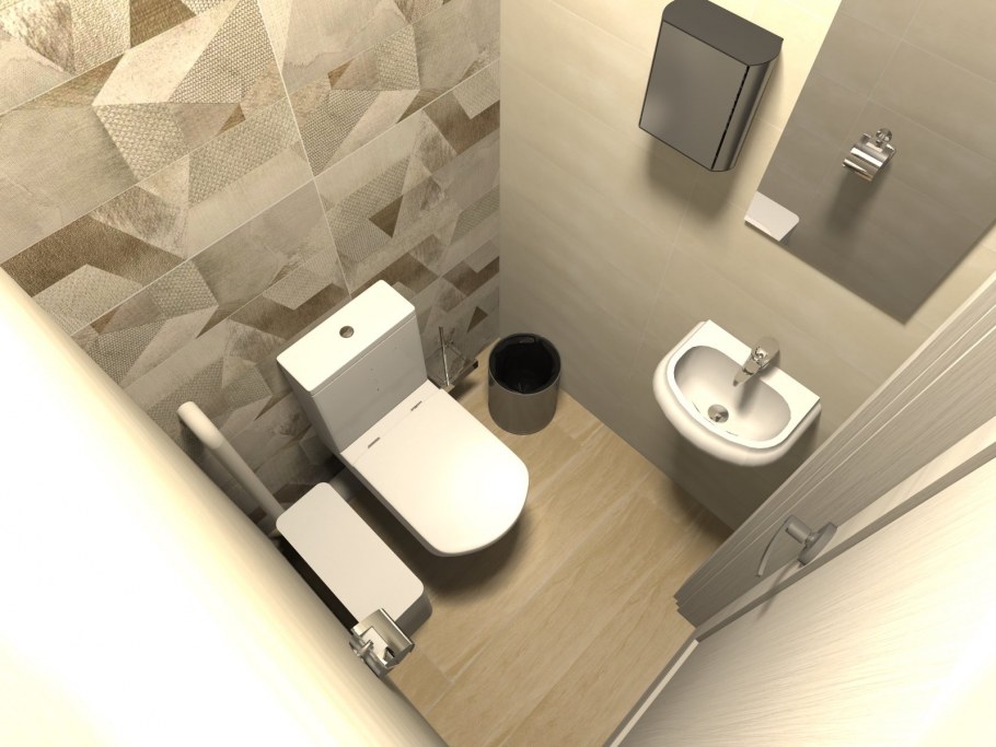 Плитка в офисный туалет