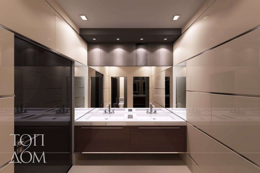 Стильный санузел в офисе