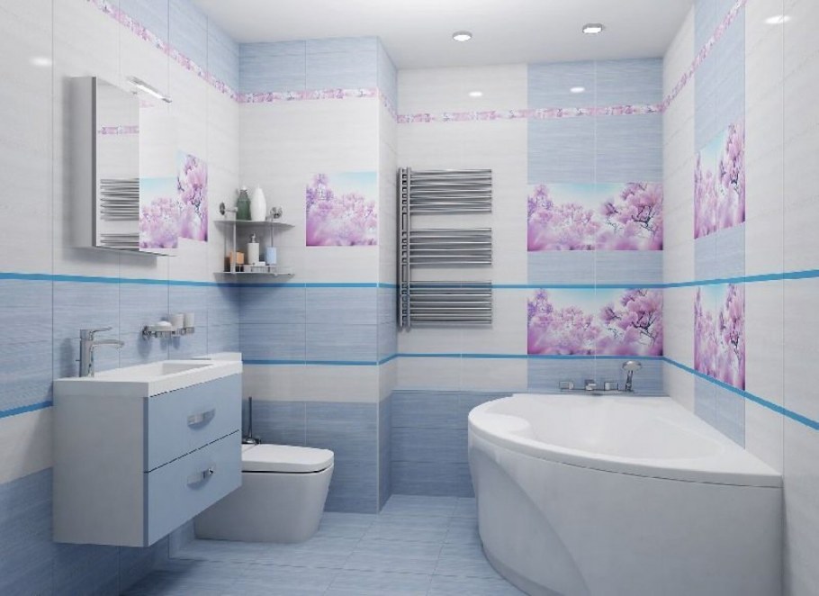 Этюд плитка настенная лиловый 08-01-51-562 20х40