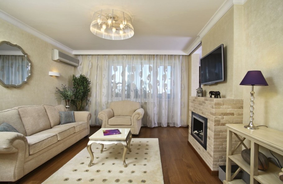 Интерьер гостиной реальные