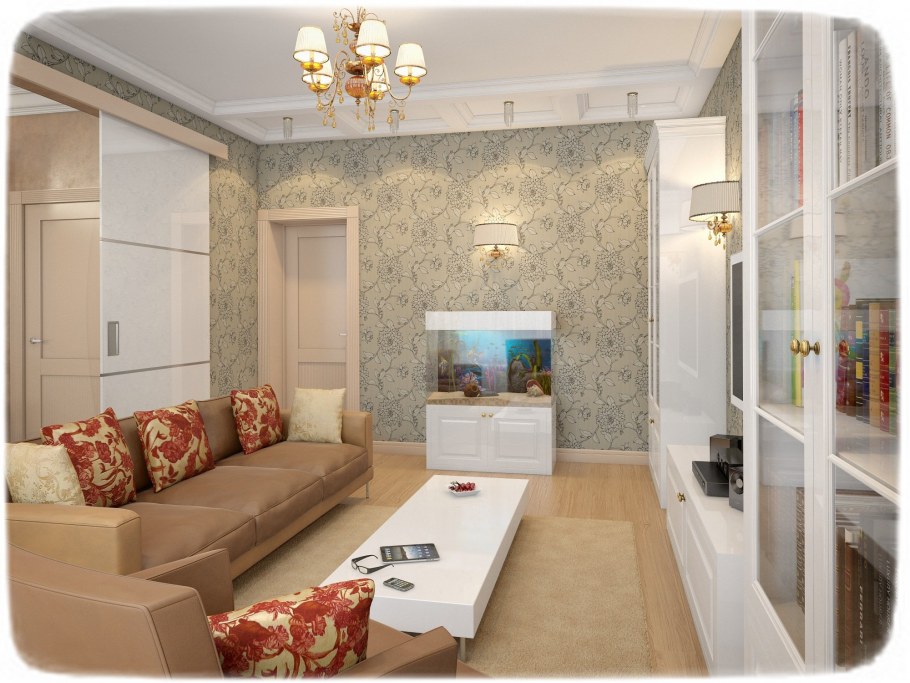 Недорогой интерьер двухкомнатной квартиры