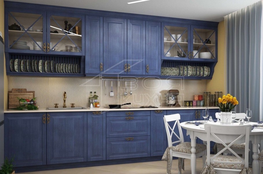 Кухня Прованс деним