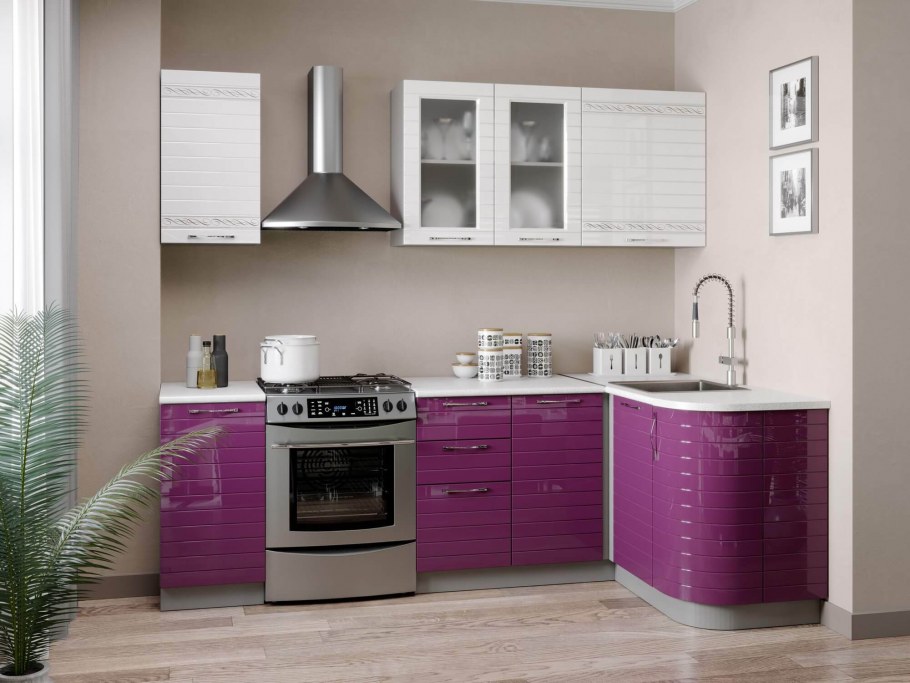 Кухонный гарнитур Стендмебель с фотопечатью 2.0