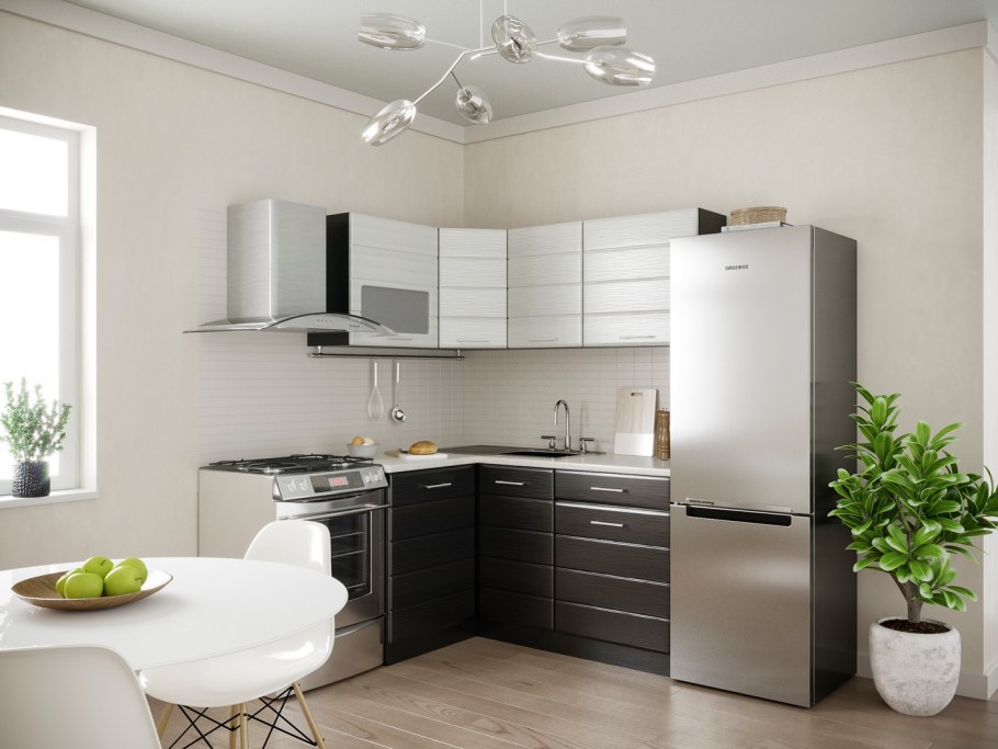 Кухонный гарнитур Анастасия ежевика