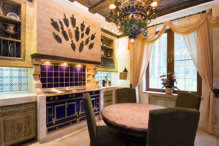 Турецкий стиль в интерьере кухни