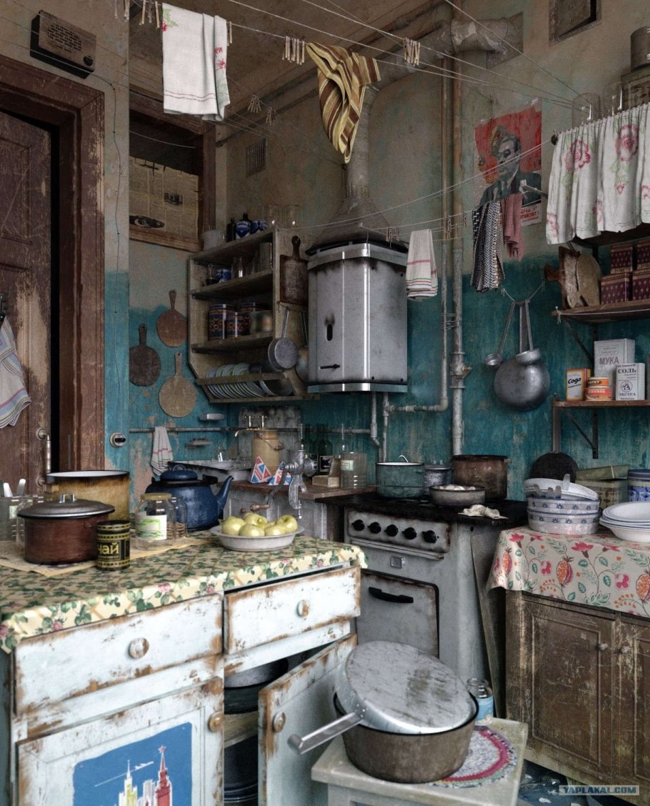 Советский интерьер