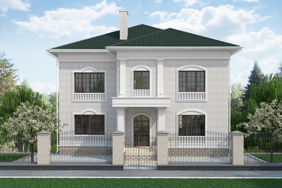 Классические двухэтажные дома