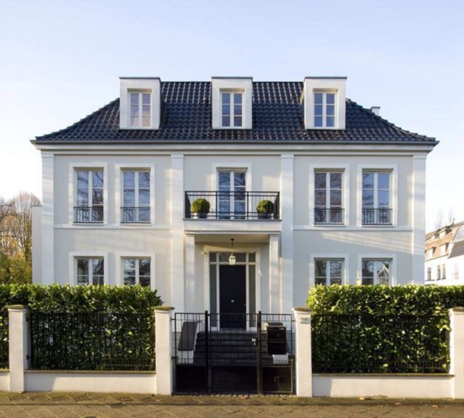 Дом американская классика фасад