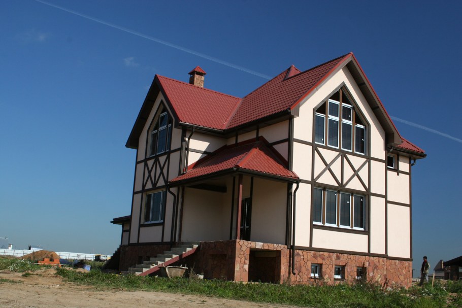 Стиль Тюдор (Tudor Revival Cottage)