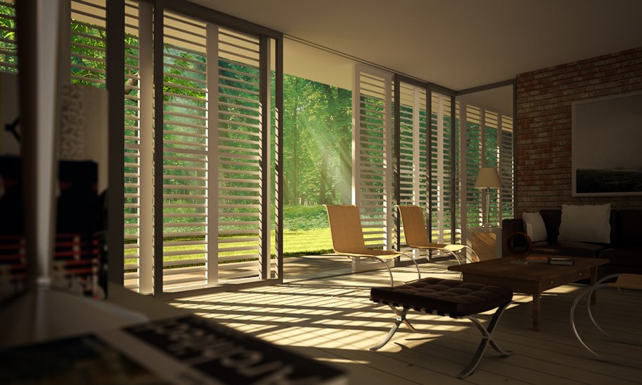 Солнечное окно в комнате