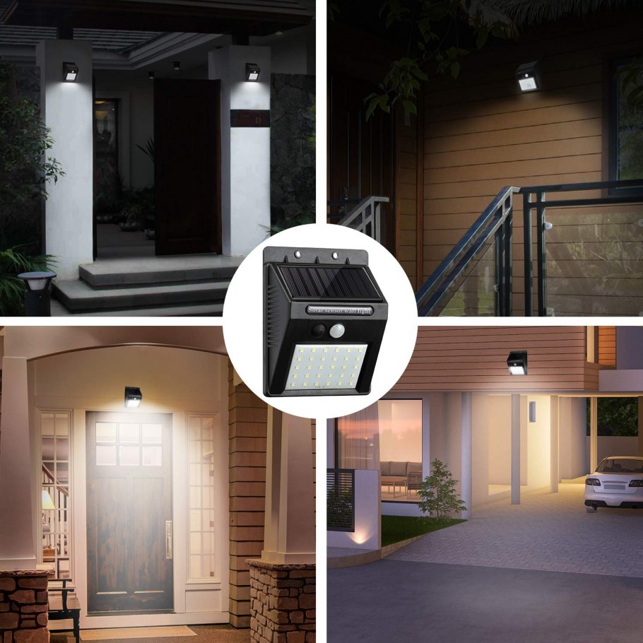 Садовый светильник на солнечной батарее Disk Lights 8 led, 1 шт