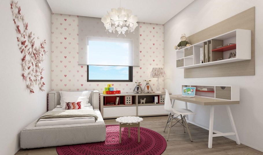 Обои в детскую комнату в современном стиле