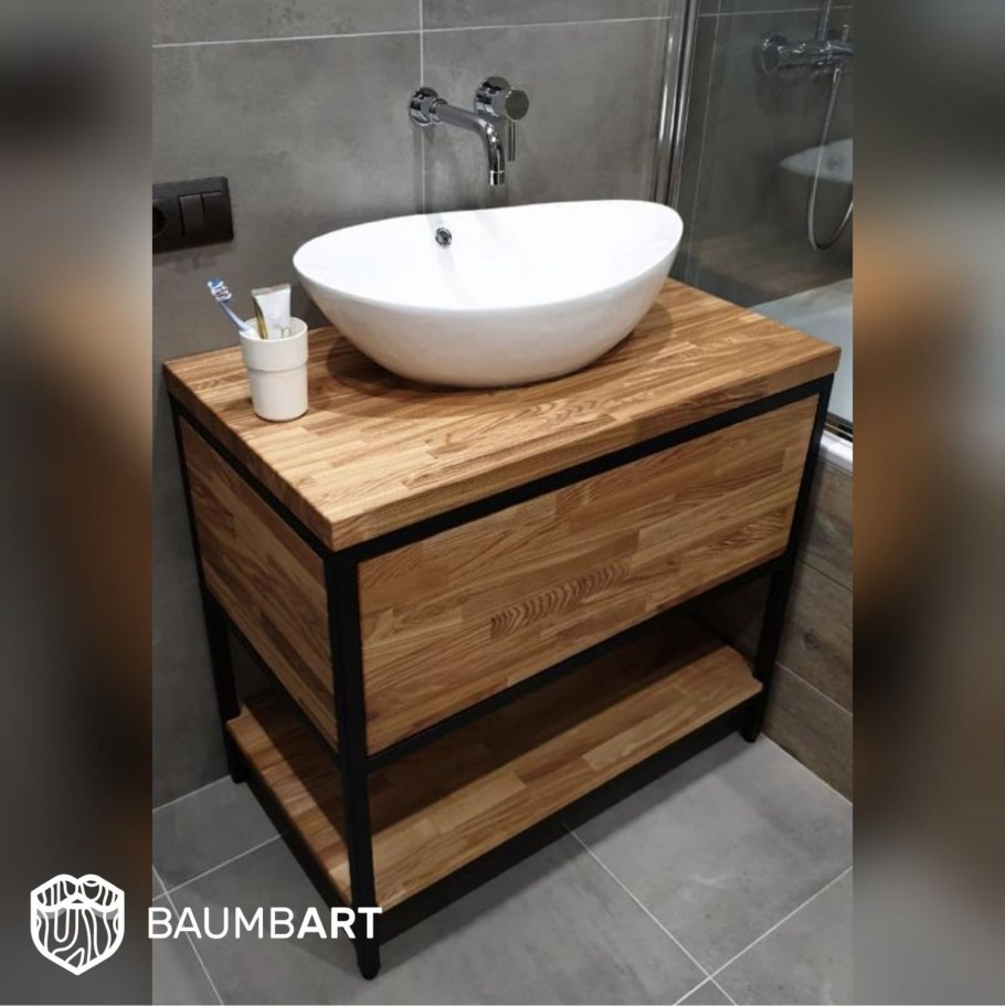 Тумба для раковины лофт 70 см