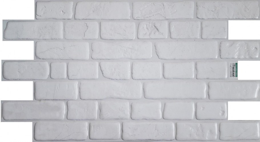 Панель листовая ПВХ «стандарт» кирпич "ретро серый" 951х495 регул