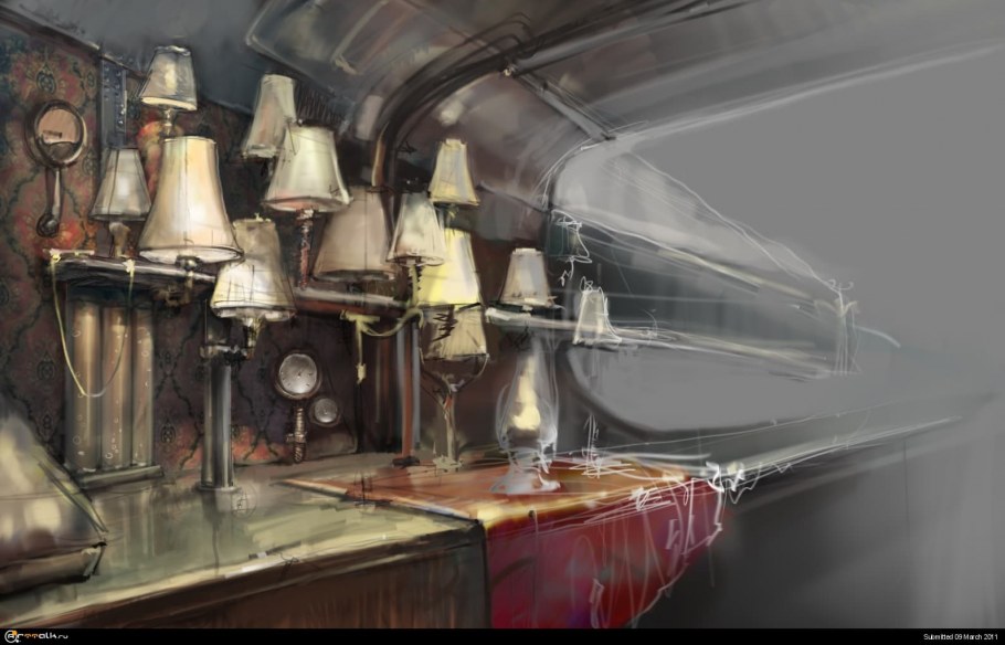 Легкий стимпанк в интерьере