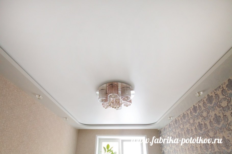 Натяжные потолки матовые классика
