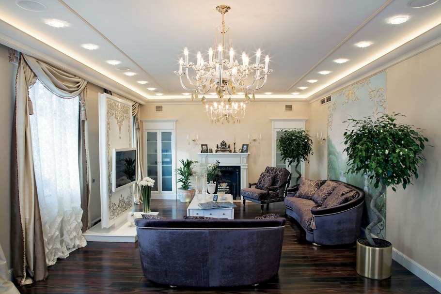 Потолок в неоклассическом стиле