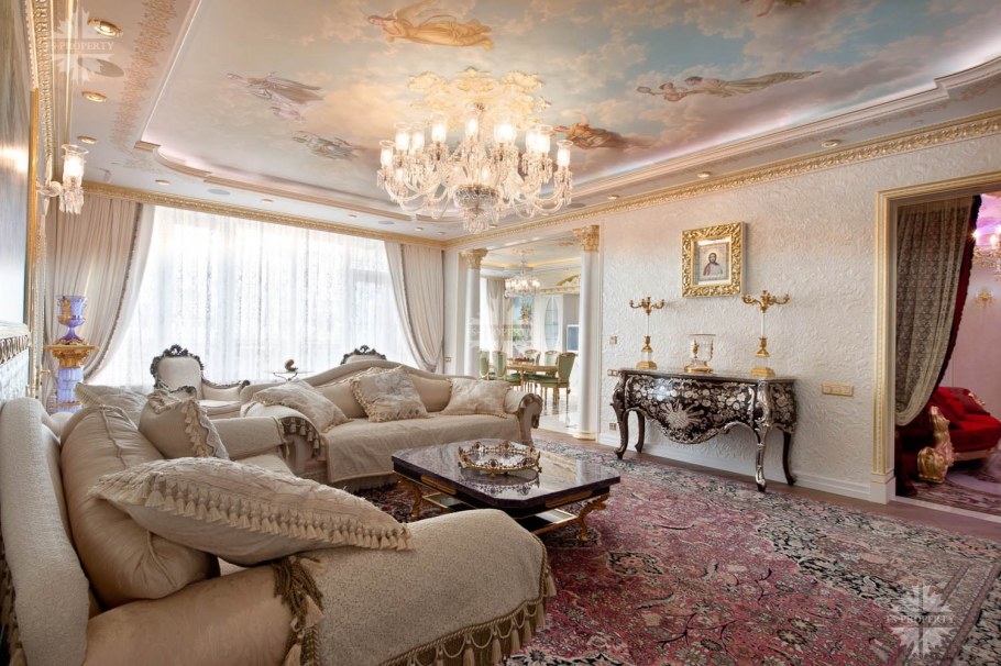 Натяжные потолки в стиле Барокко