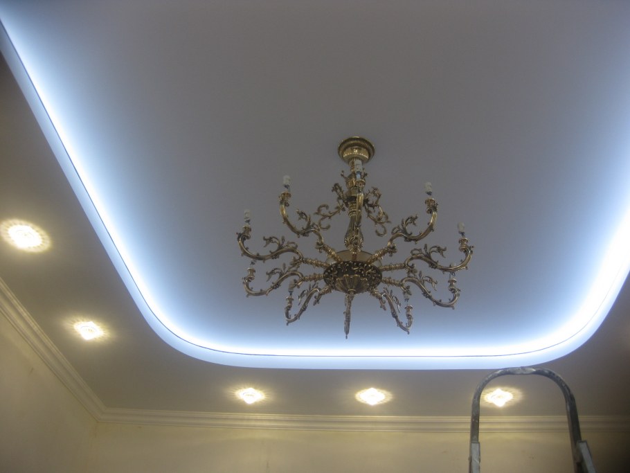 Натяжные потолки классические