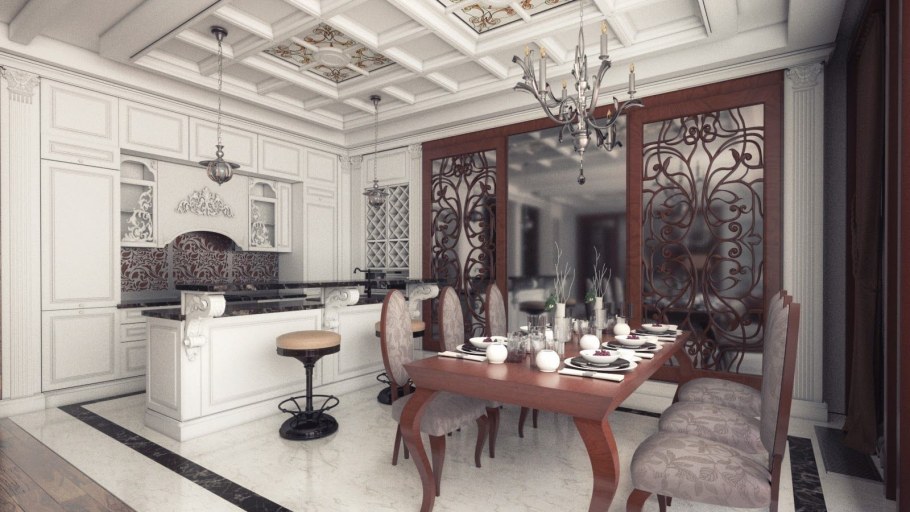 Сталинка в стиле Неоклассика