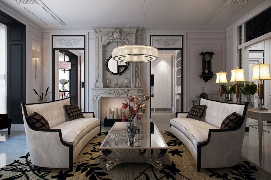 Английская Неоклассика интерьер