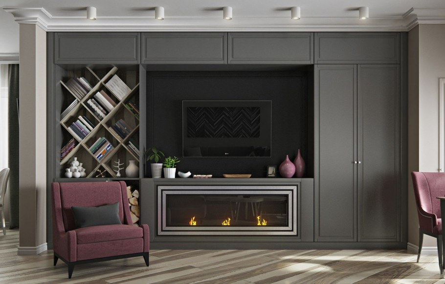 Шкаф с нишей под телевизор