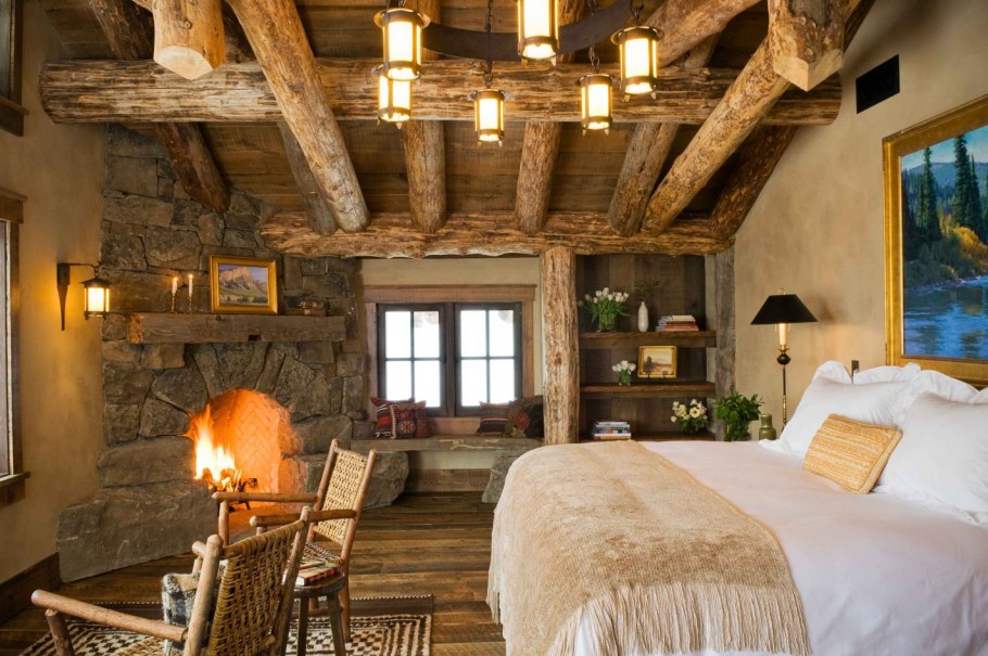 Rustic Wood Decor спальня