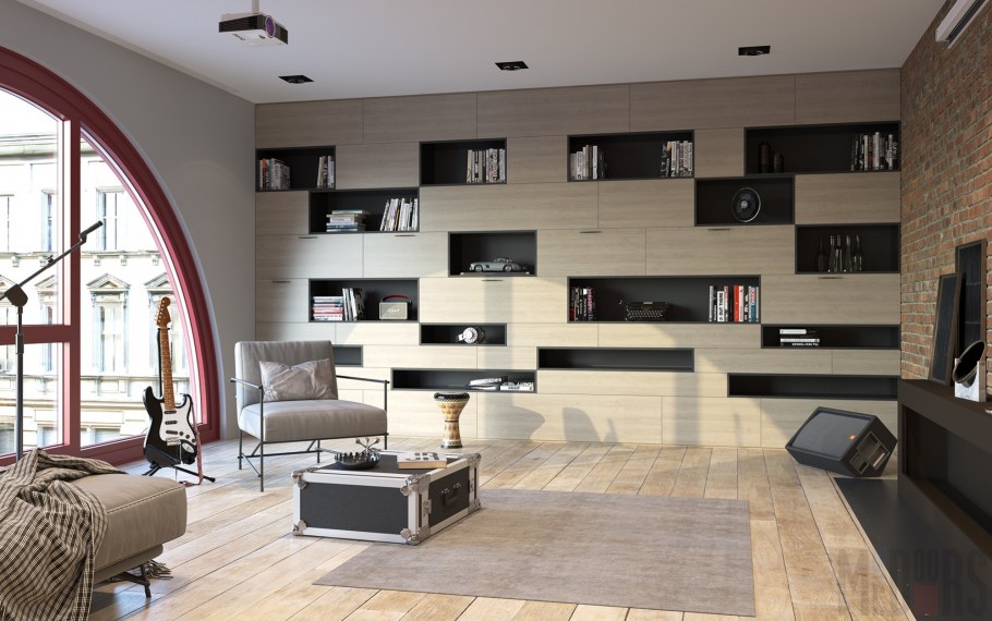 Стеллаж гостиная Mr/Doors