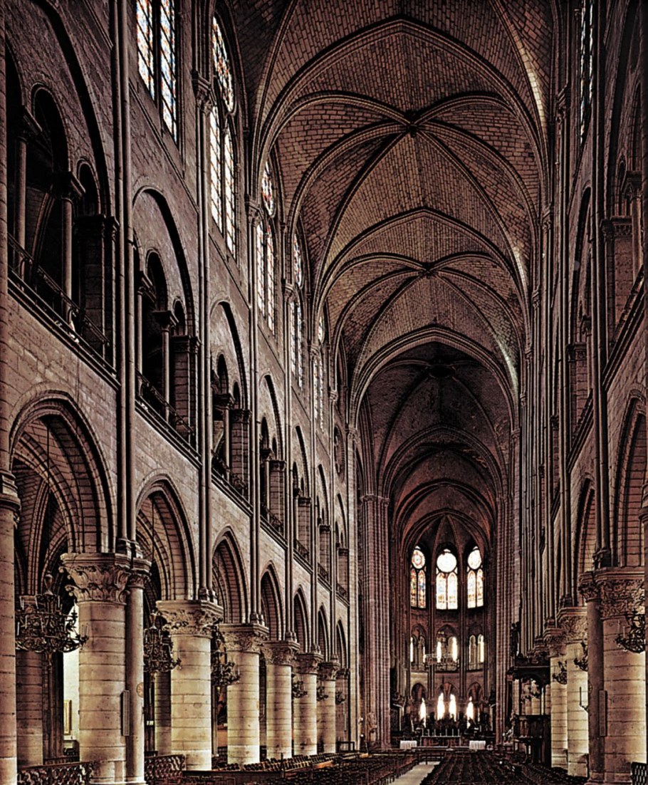 Собор Парижской Богоматери архитектура Готика