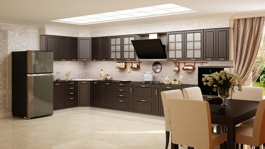 Кухня Сканди Cappuccino Wood